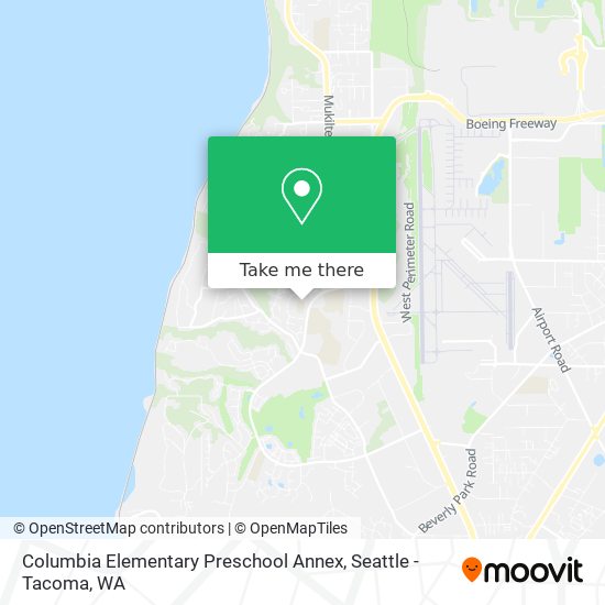 Columbia Elementary Preschool Annex map