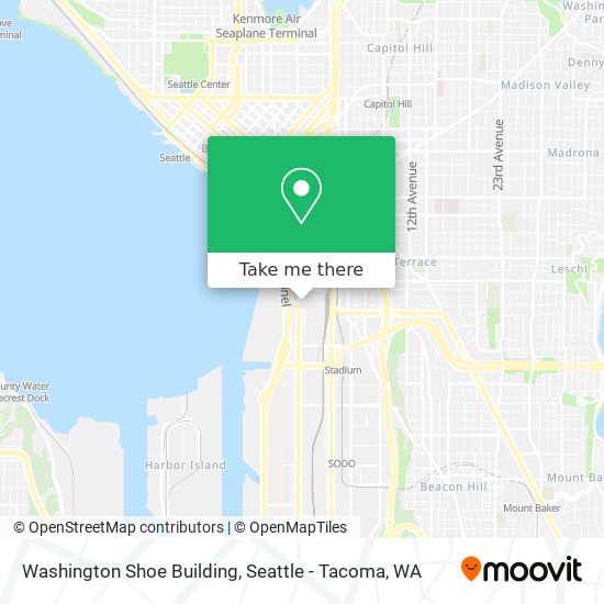 Washington Shoe Building map
