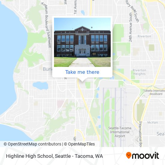 Highline High School map