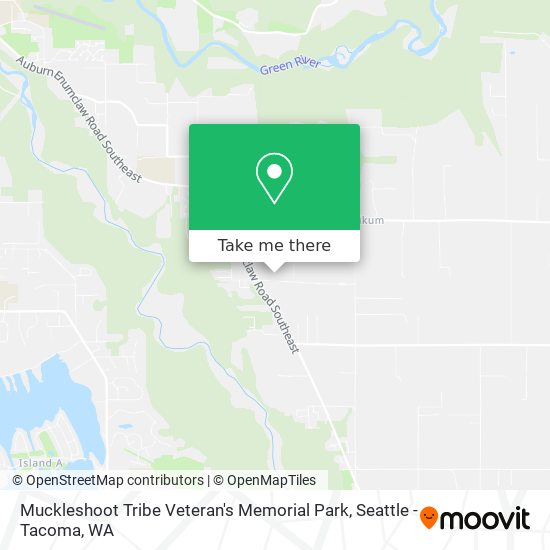 Muckleshoot Tribe Veteran's Memorial Park map