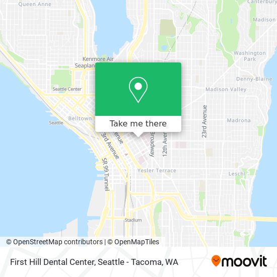 First Hill Dental Center map