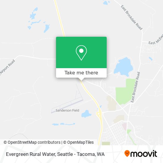 Mapa de Evergreen Rural Water