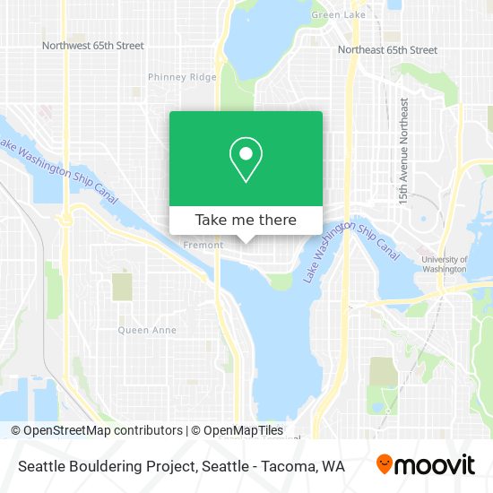 Mapa de Seattle Bouldering Project