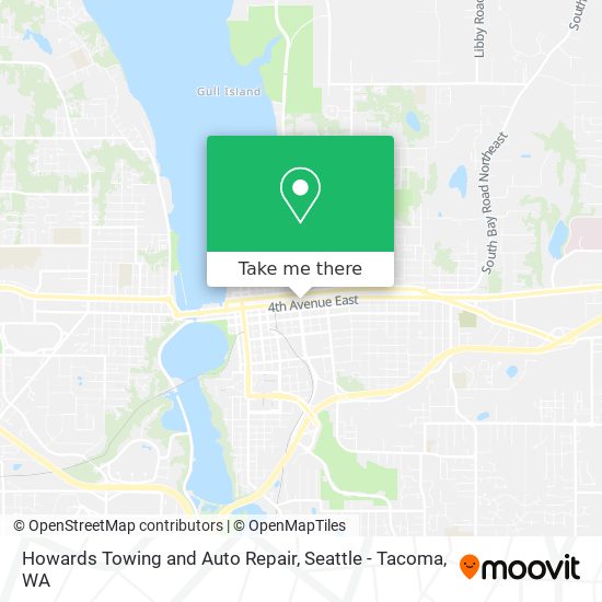 Howards Towing and Auto Repair map