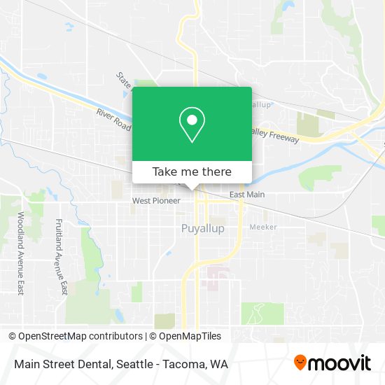 Main Street Dental map