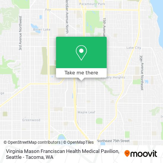 Mapa de Virginia Mason Franciscan Health Medical Pavilion