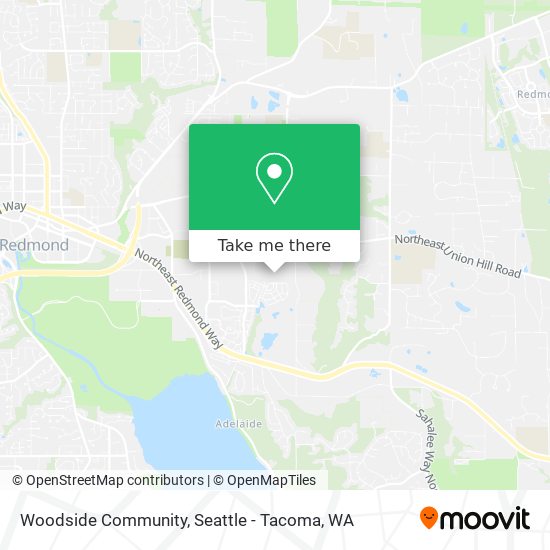 Mapa de Woodside Community