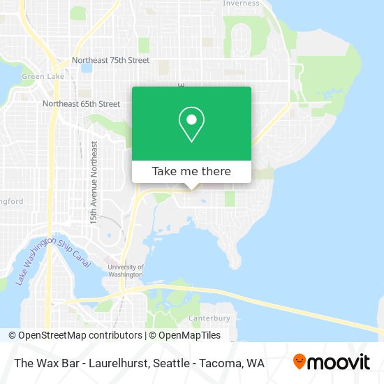 The Wax Bar - Laurelhurst map