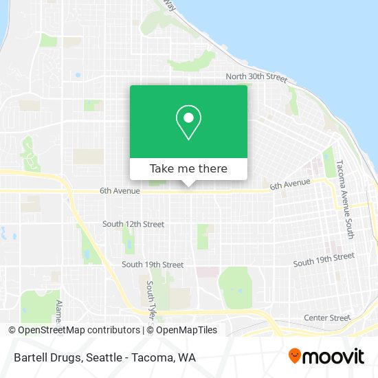 Bartell Drugs map