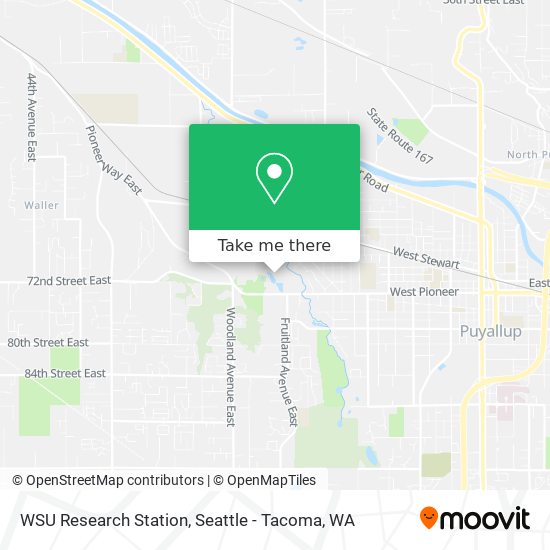 WSU Research Station map