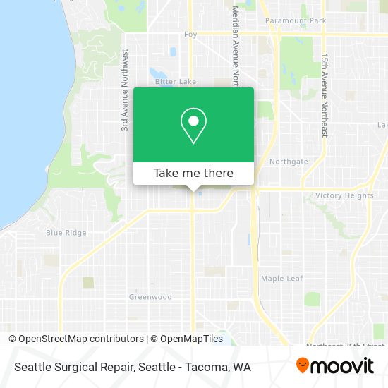 Mapa de Seattle Surgical Repair