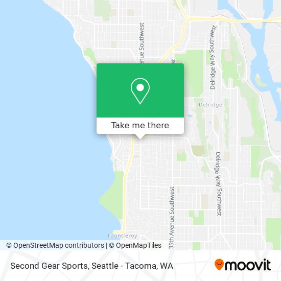 Second Gear Sports map