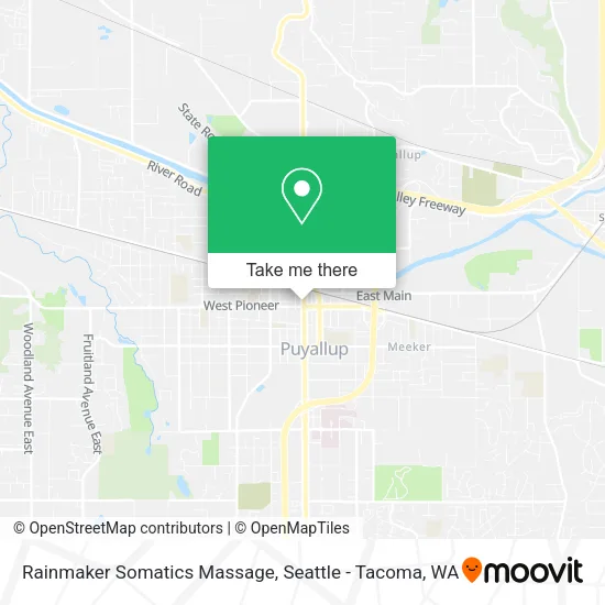 Mapa de Rainmaker Somatics Massage