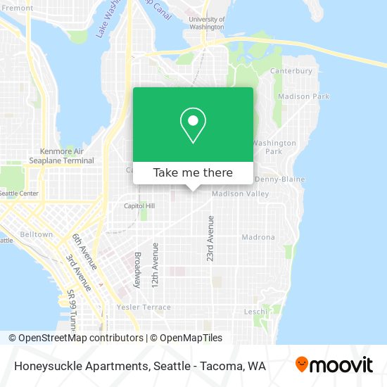 Honeysuckle Apartments map