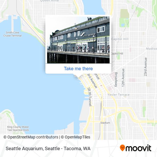 Seattle Aquarium map