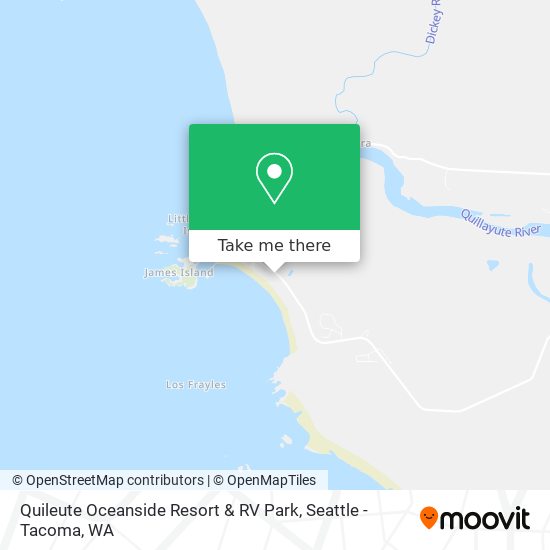 Mapa de Quileute Oceanside Resort & RV Park