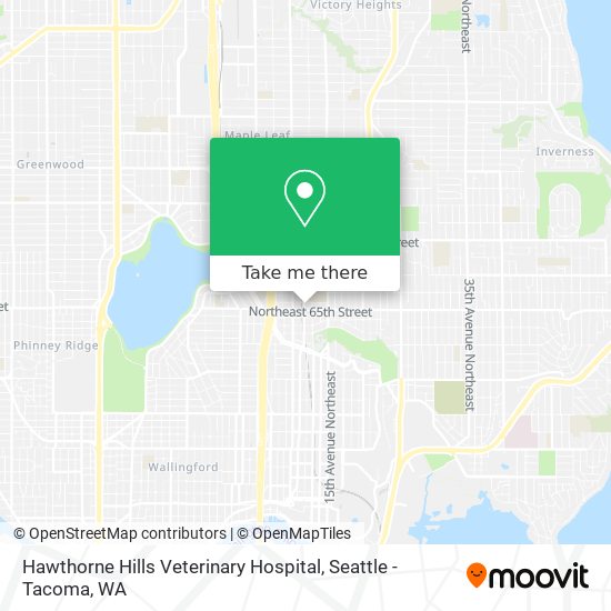 Mapa de Hawthorne Hills Veterinary Hospital