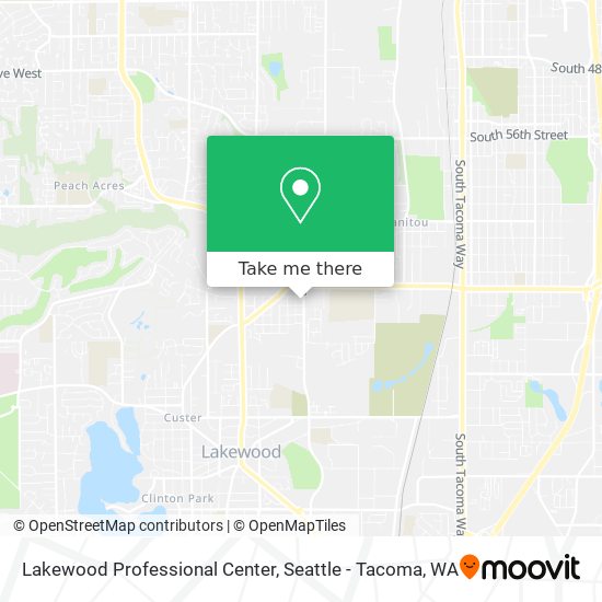 Mapa de Lakewood Professional Center