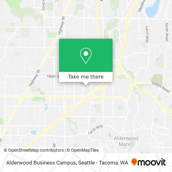 Alderwood Business Campus map