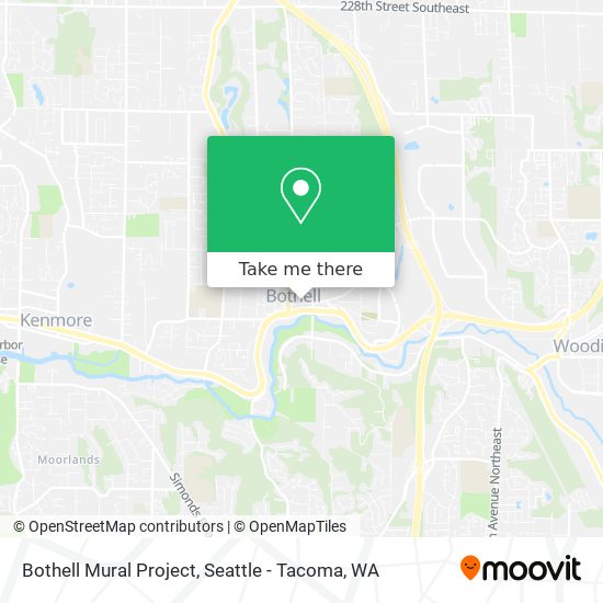 Bothell Mural Project map