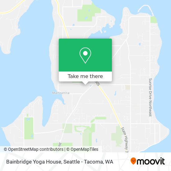 Bainbridge Yoga House map