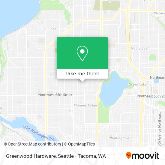 Greenwood Hardware map