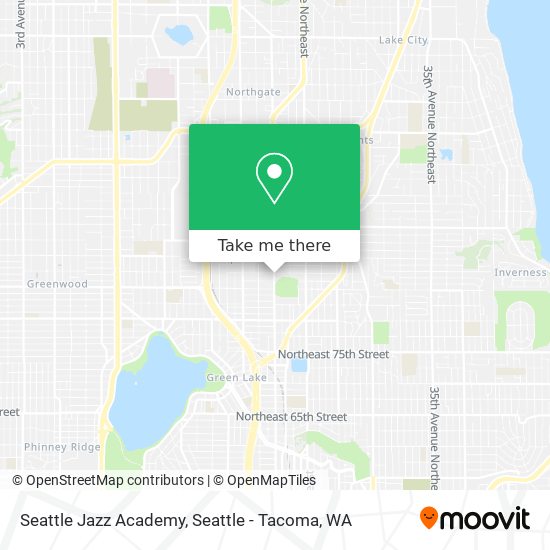 Mapa de Seattle Jazz Academy