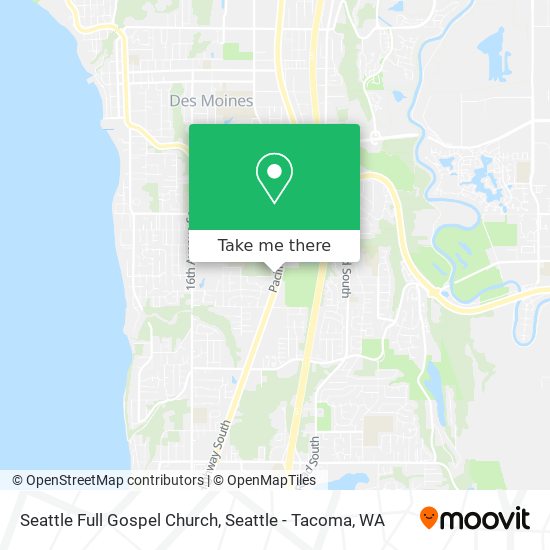 Mapa de Seattle Full Gospel Church