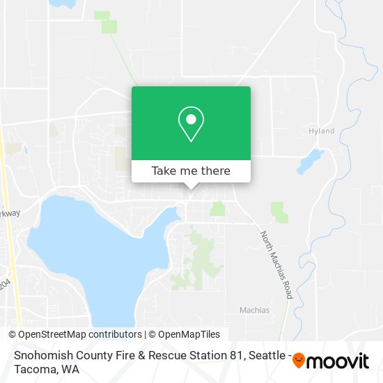 Snohomish County Fire & Rescue Station 81 map