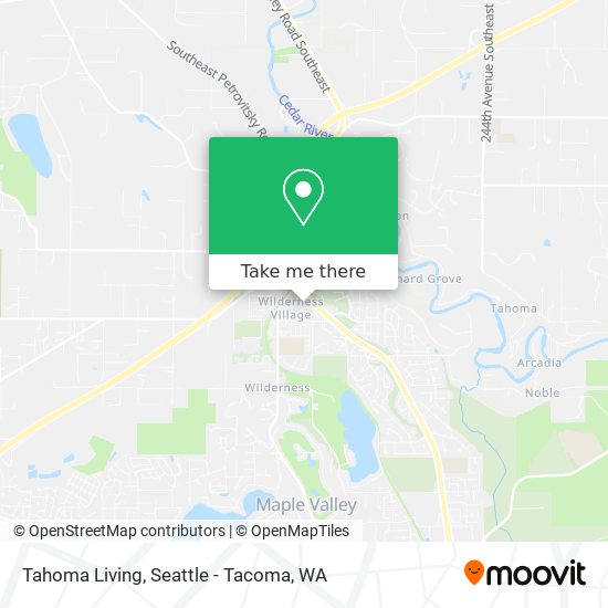 Tahoma Living map