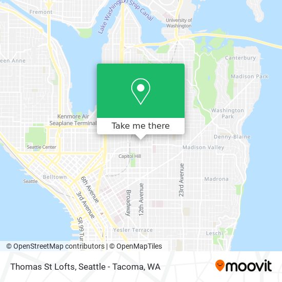 Mapa de Thomas St Lofts
