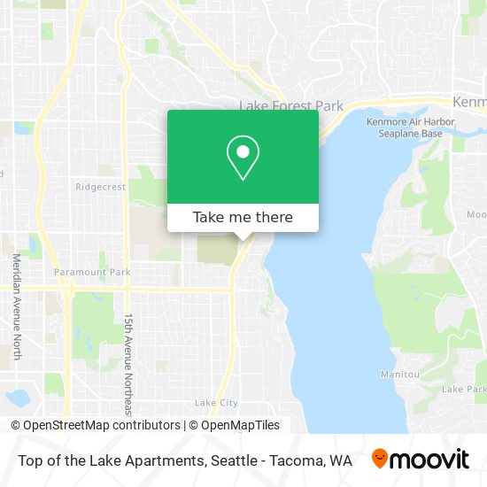 Mapa de Top of the Lake Apartments