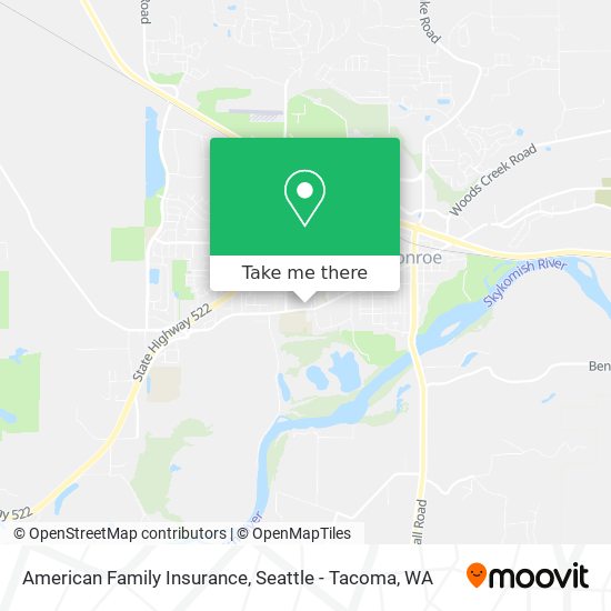 American Family Insurance map