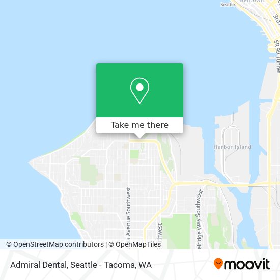 Admiral Dental map