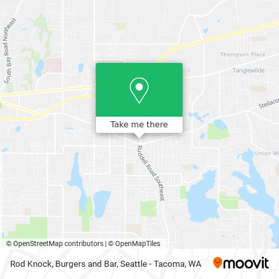 Mapa de Rod Knock, Burgers and Bar