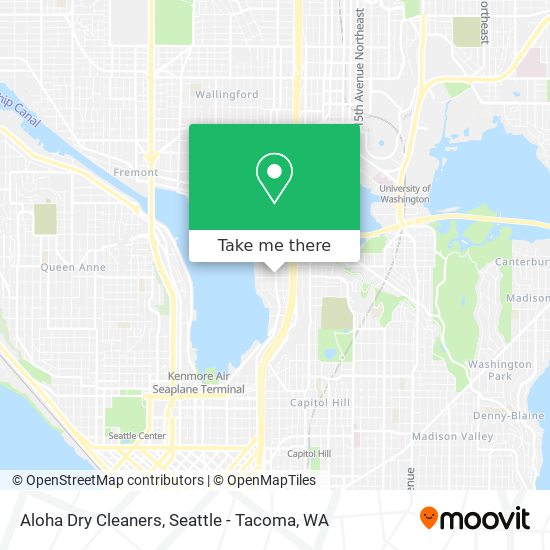 Mapa de Aloha Dry Cleaners