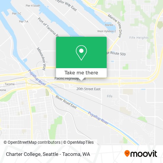 Charter College map