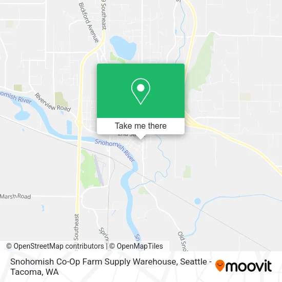 Snohomish Co-Op Farm Supply Warehouse map