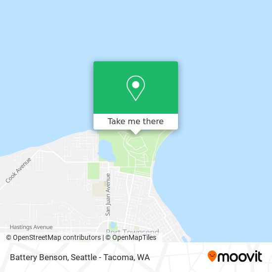 Battery Benson map