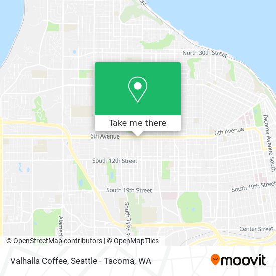 Valhalla Coffee map