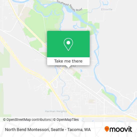 North Bend Montessori map
