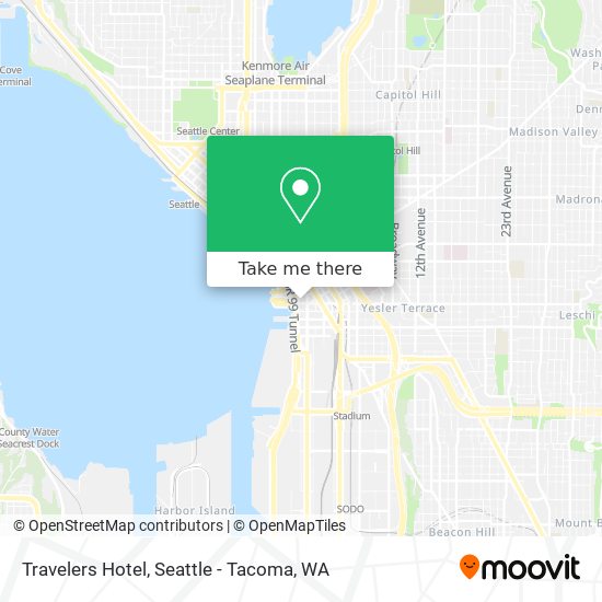 Travelers Hotel map