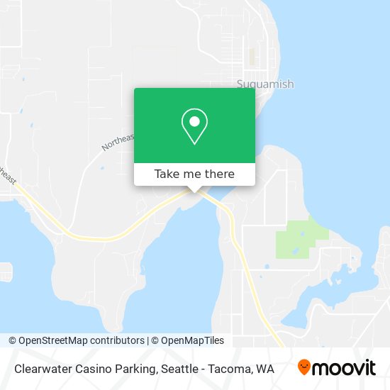 Mapa de Clearwater Casino Parking