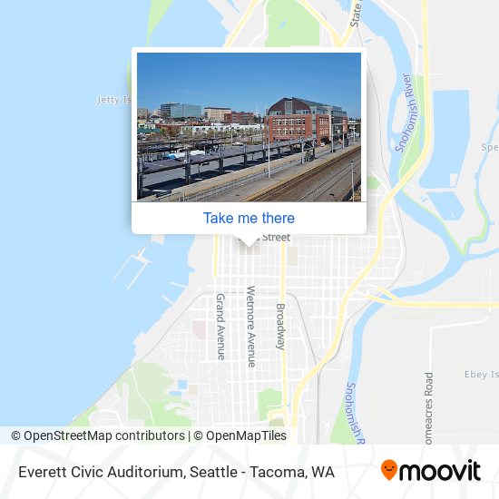Everett Civic Auditorium map