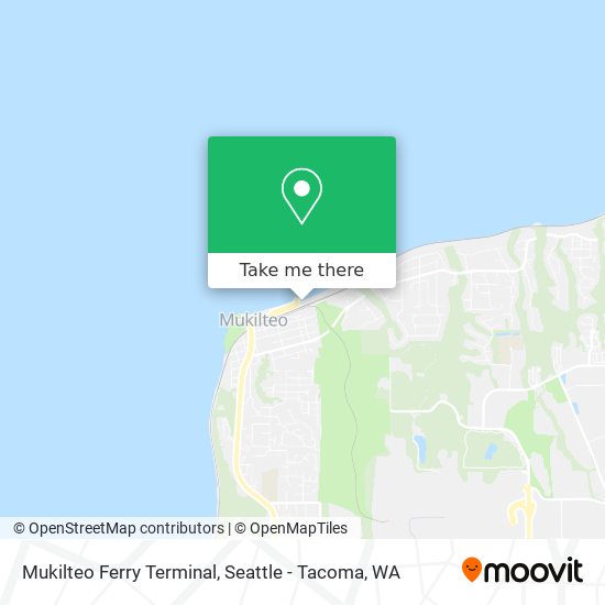 Mukilteo Ferry Terminal map