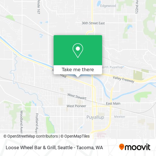 Loose Wheel Bar & Grill map