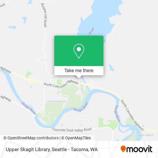 Upper Skagit Library map
