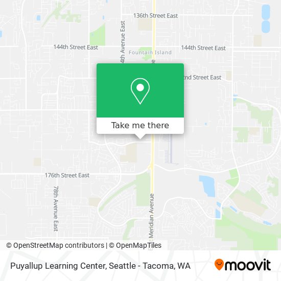 Mapa de Puyallup Learning Center