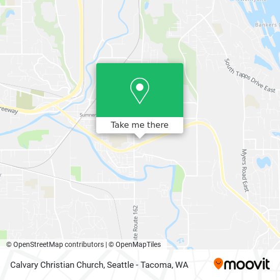 Calvary Christian Church map