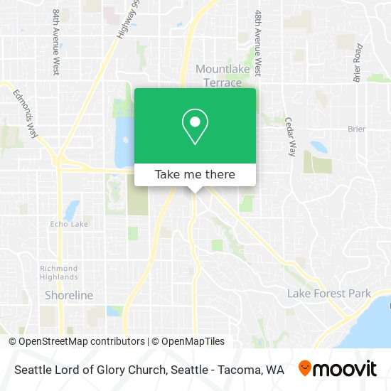 Mapa de Seattle Lord of Glory Church